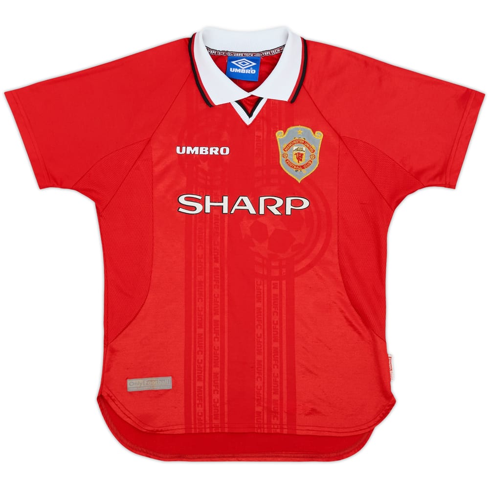 Camiseta CL del Manchester United 1997-00 - 9/10 - (L. Niños)