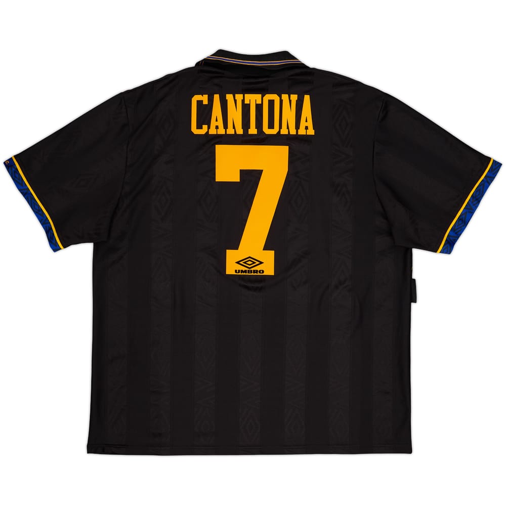 1993-95 Manchester United Away Shirt Cantona #7 - 9/10 - (XXL)