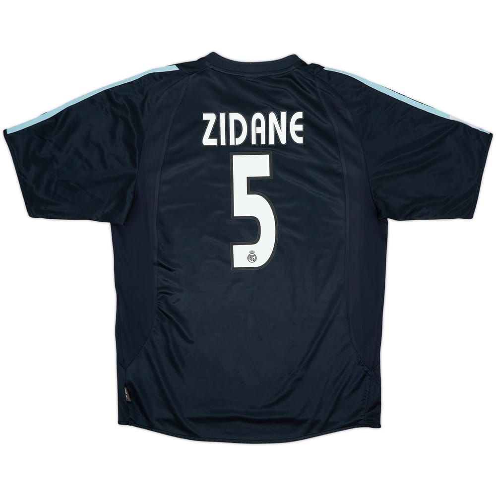 2003-04 Real Madrid Away Shirt Zidane #5 - 8/10 - (M)