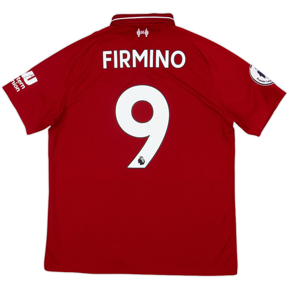2018-19 Liverpool Home Shirt Firmino #9 - 6/10 - (M)