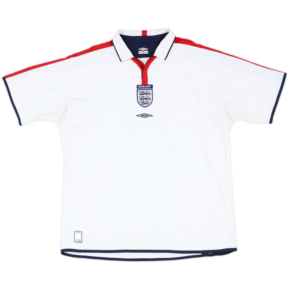 2003-05 England Home Shirt - 5/10 - (XXL)