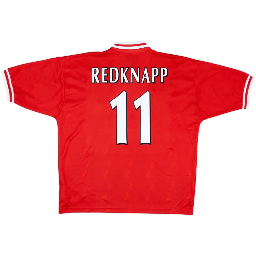 1996-98 Liverpool Home Shirt Redknapp #11 - 8/10 - (XL)