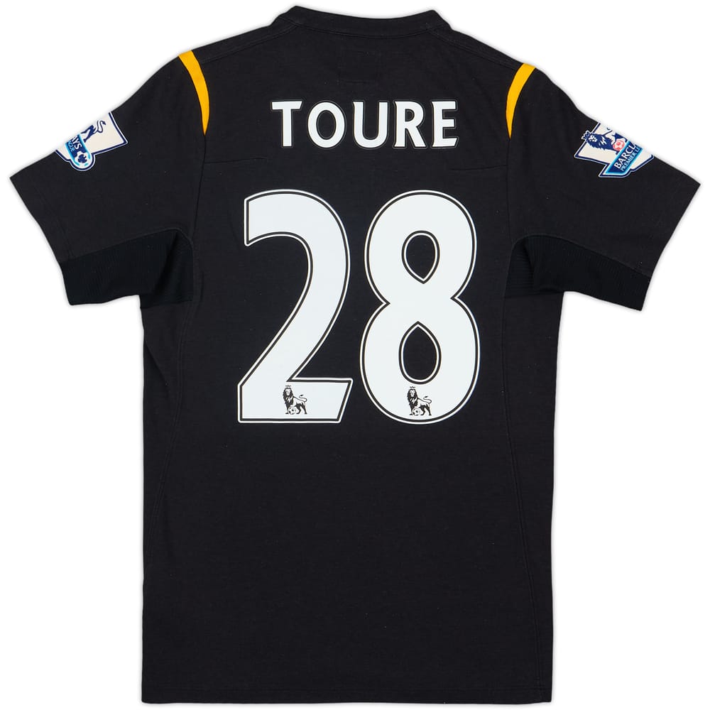 2009-10 Manchester City Away Shirt Toure #28 - 7/10 - (L.Boys)