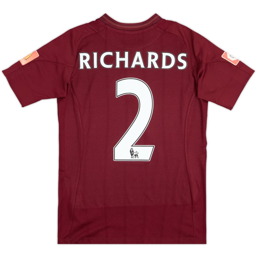 2012-13 Manchester City Away Shirt Richards #2 - 8/10 - (15-16 Years)