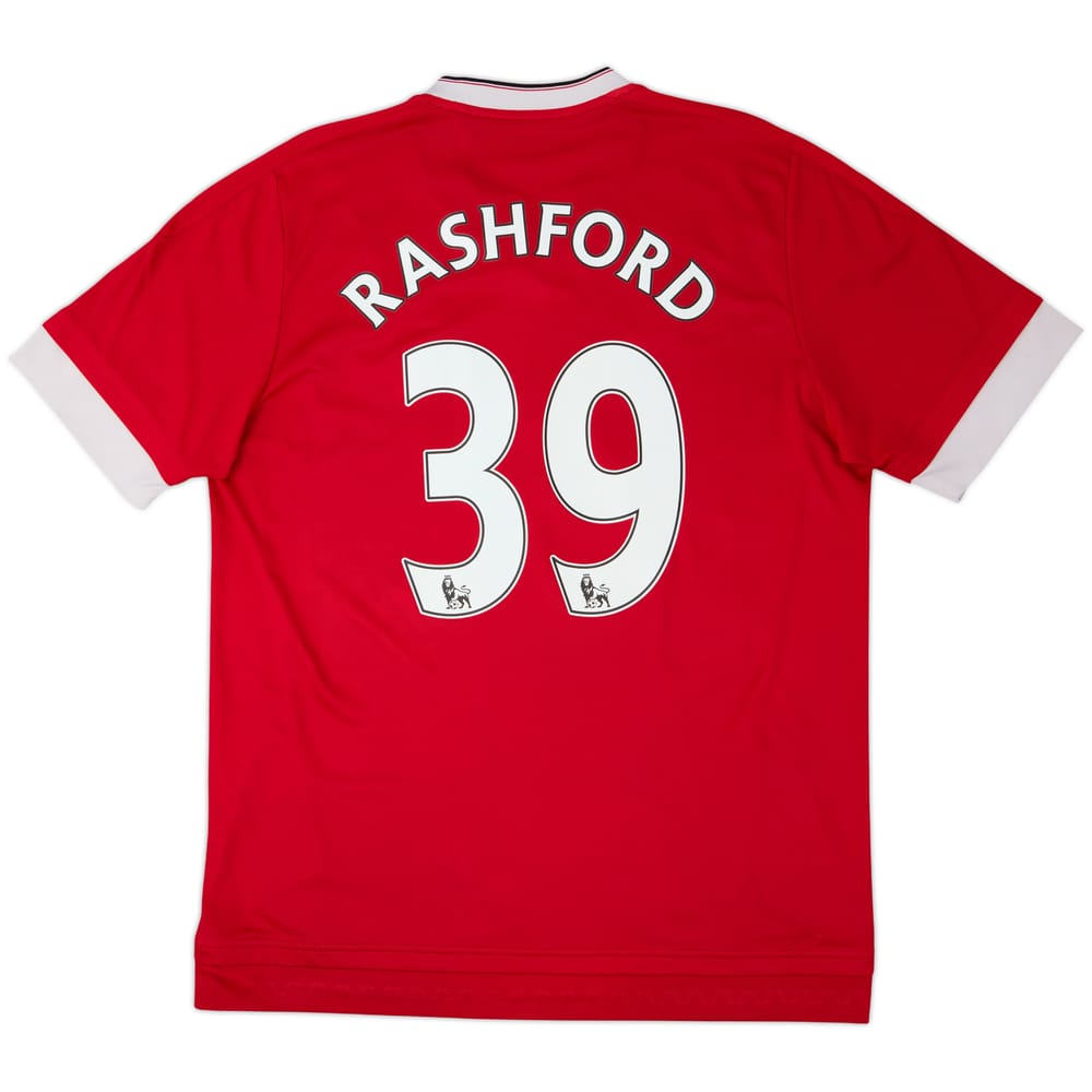 2015-16 Manchester United Home Shirt Rashford #39 - 6/10 - (L)