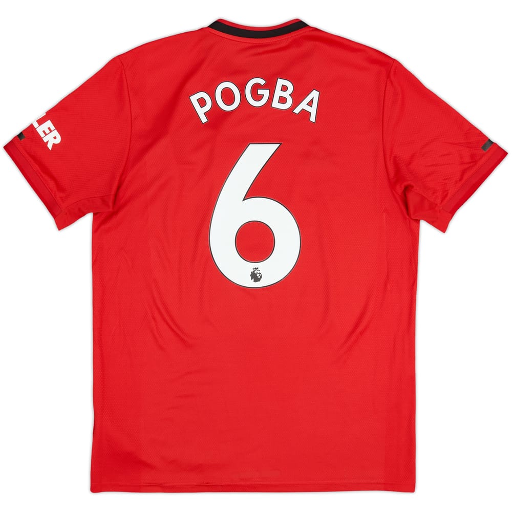 2019-20 Manchester United Home Shirt Pogba #6 - 6/10 - (L)