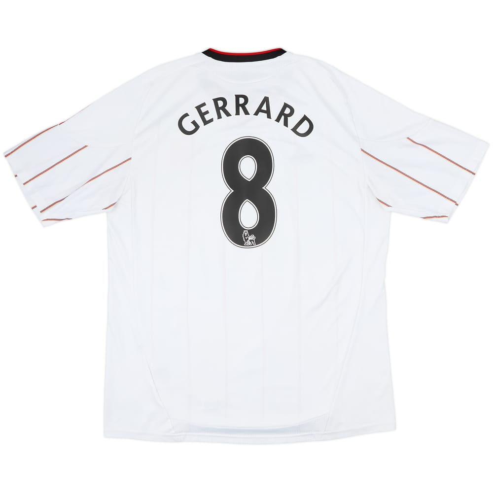 2010-11 Liverpool Away Shirt Gerrard #8 - 6/10 - (XL)