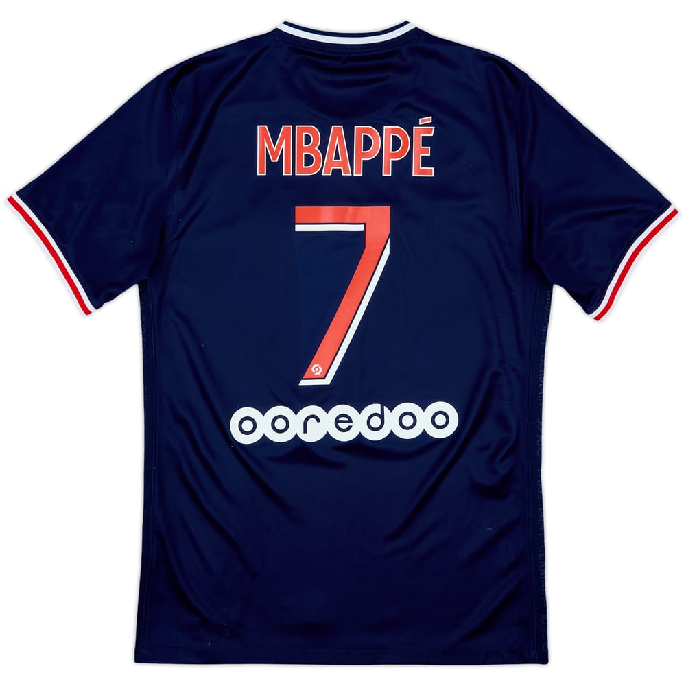 2020-21 Paris Saint-Germain Home Shirt Mbappe #7 - 7/10 - (S)