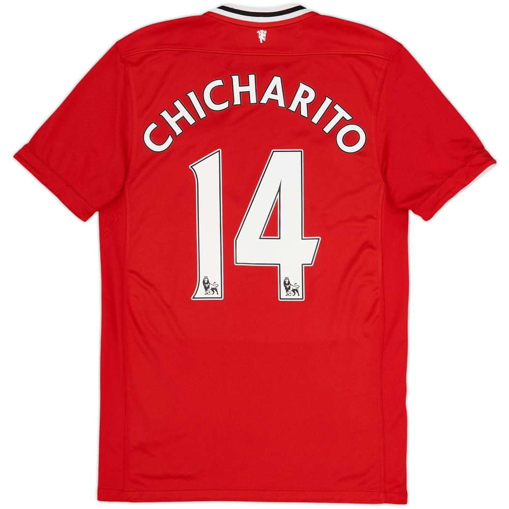2011-12 Manchester United Home Shirt Chicharito #14 - 6/10 - (M)
