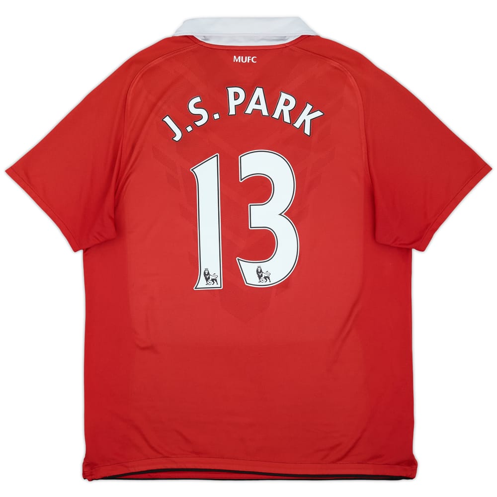 2010-11 Manchester United Home Shirt J.S.Park #13 - 5/10 - (L)