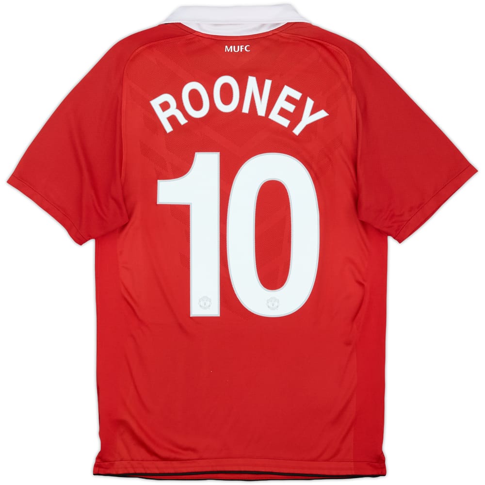 2010-11 Manchester United Camiseta Titular Rooney #10 - 6/10 - (S)