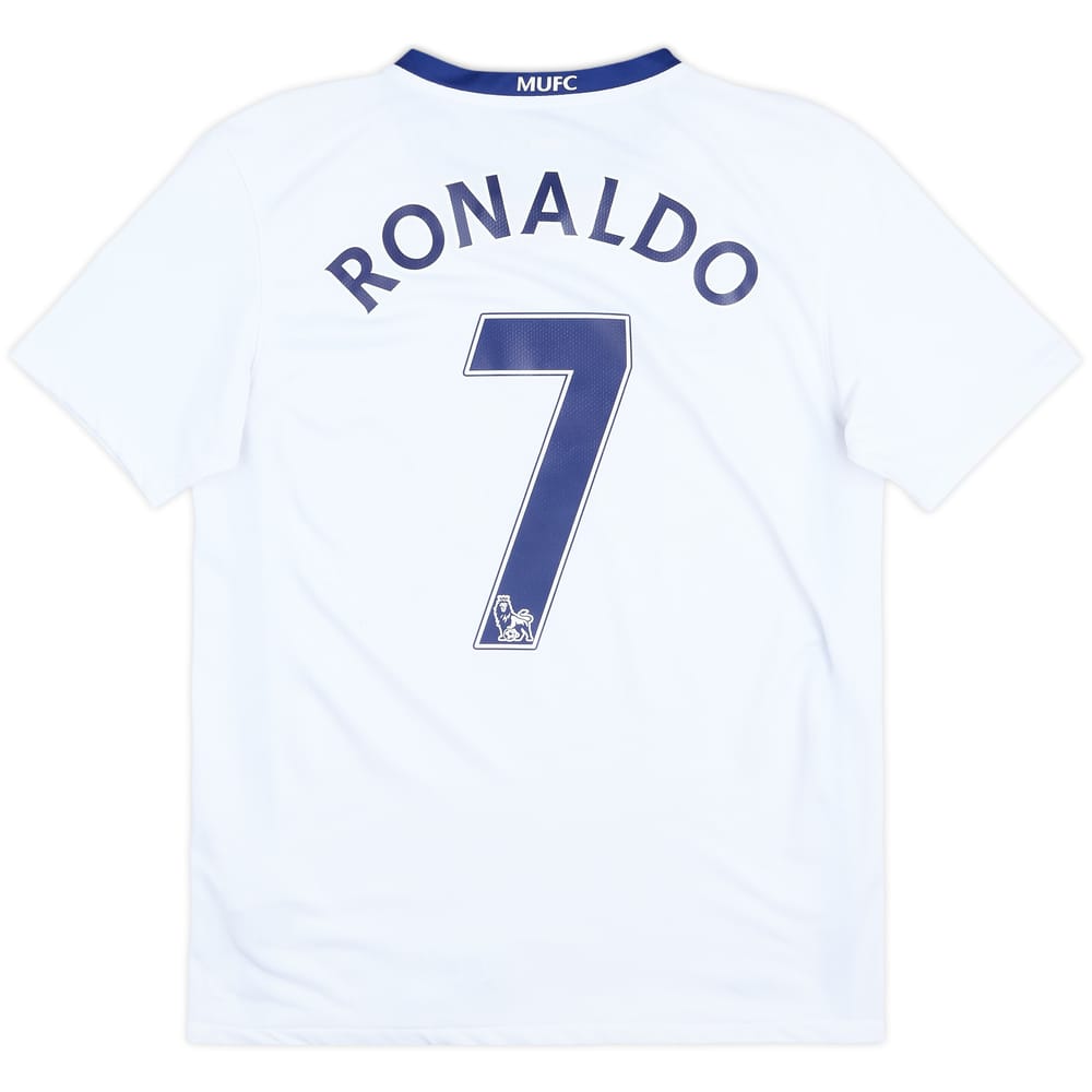 2008-10 Manchester United Away Shirt Ronaldo #7 - 9/10 - (XL.Boys)