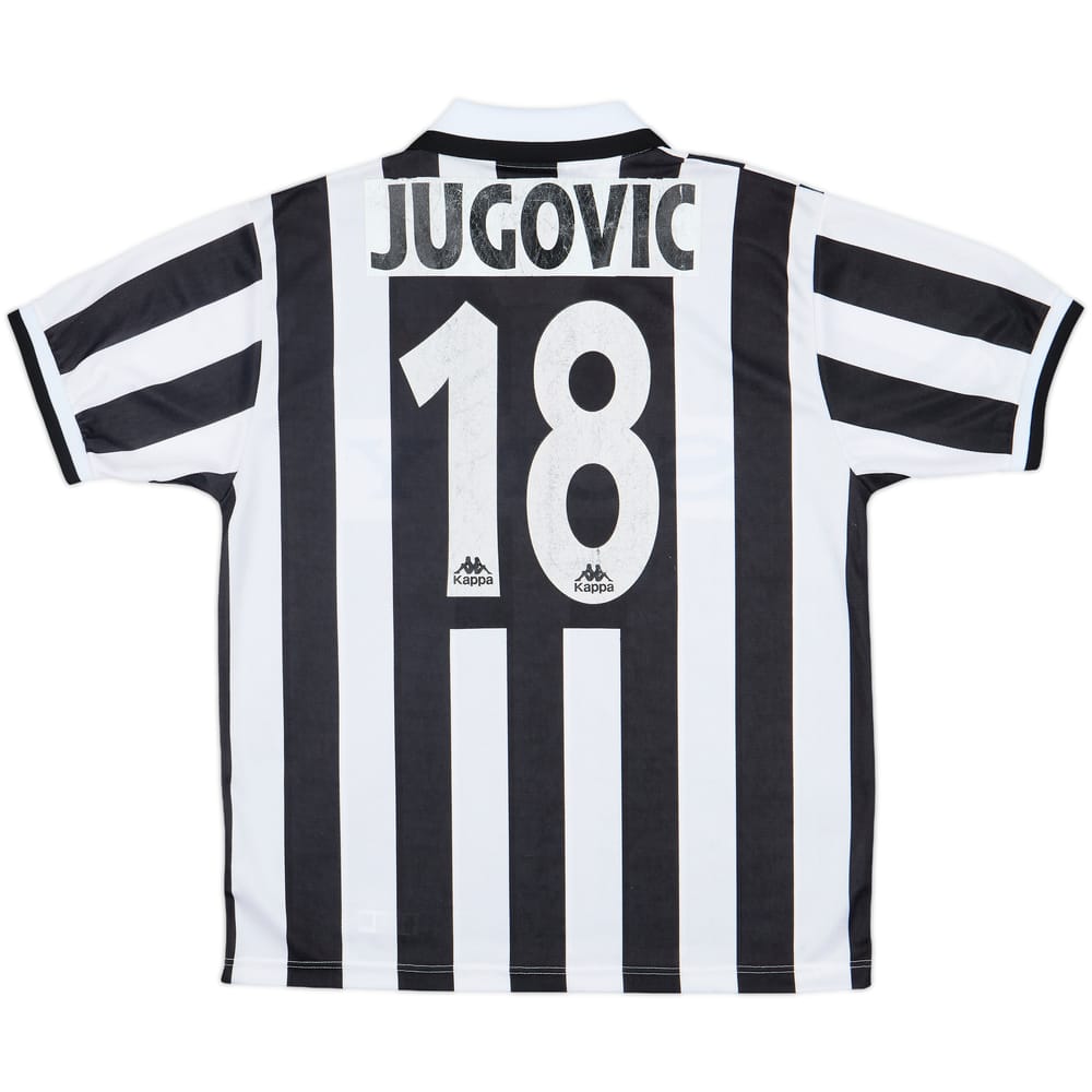 1995-97 Juventus Home Shirt Jugovic #18 - 6/10 - (L)