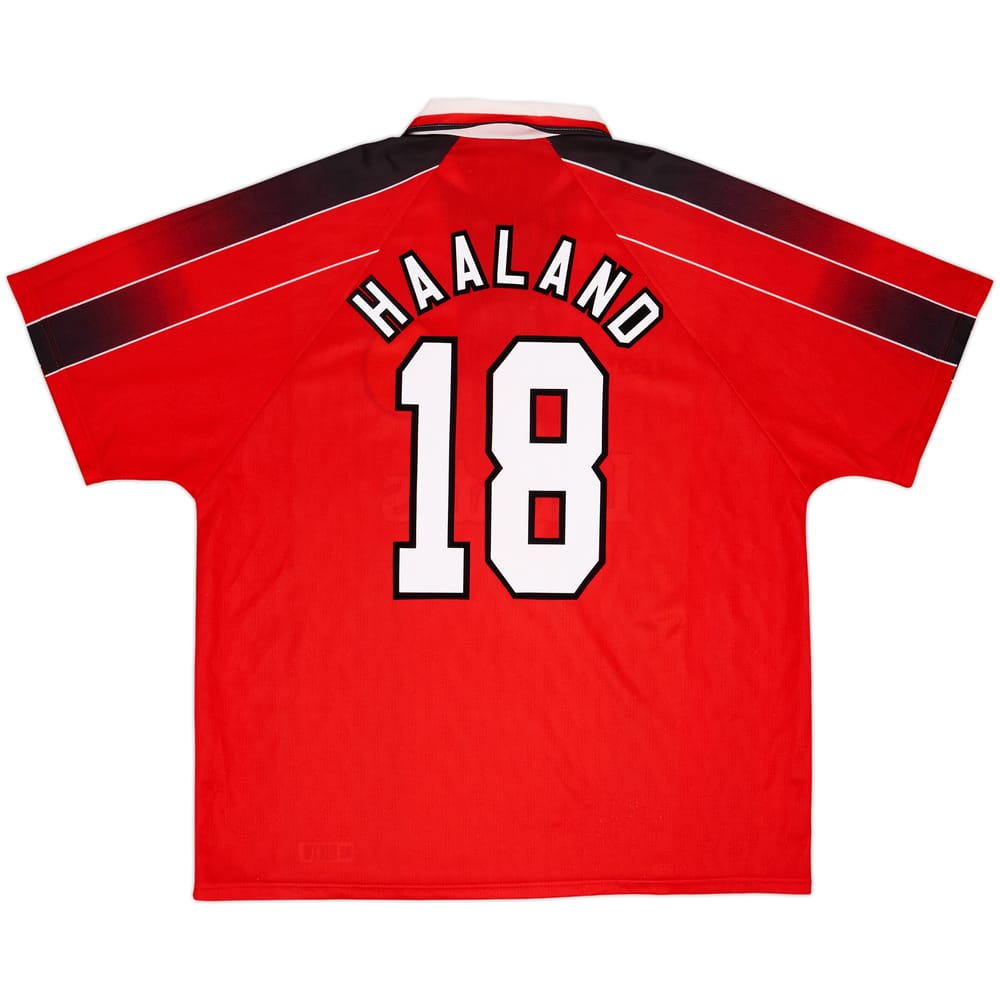 1996-97 Nottingham Forest Home Shirt Haaland #18 - 8/10 - (XXL)