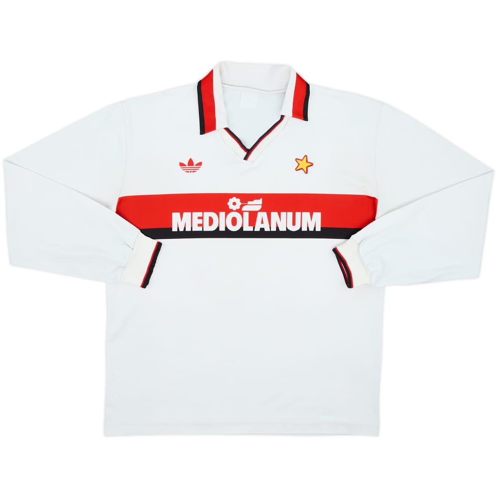 1990-91 AC Milan Away L/S Shirt - 5/10 - (L)