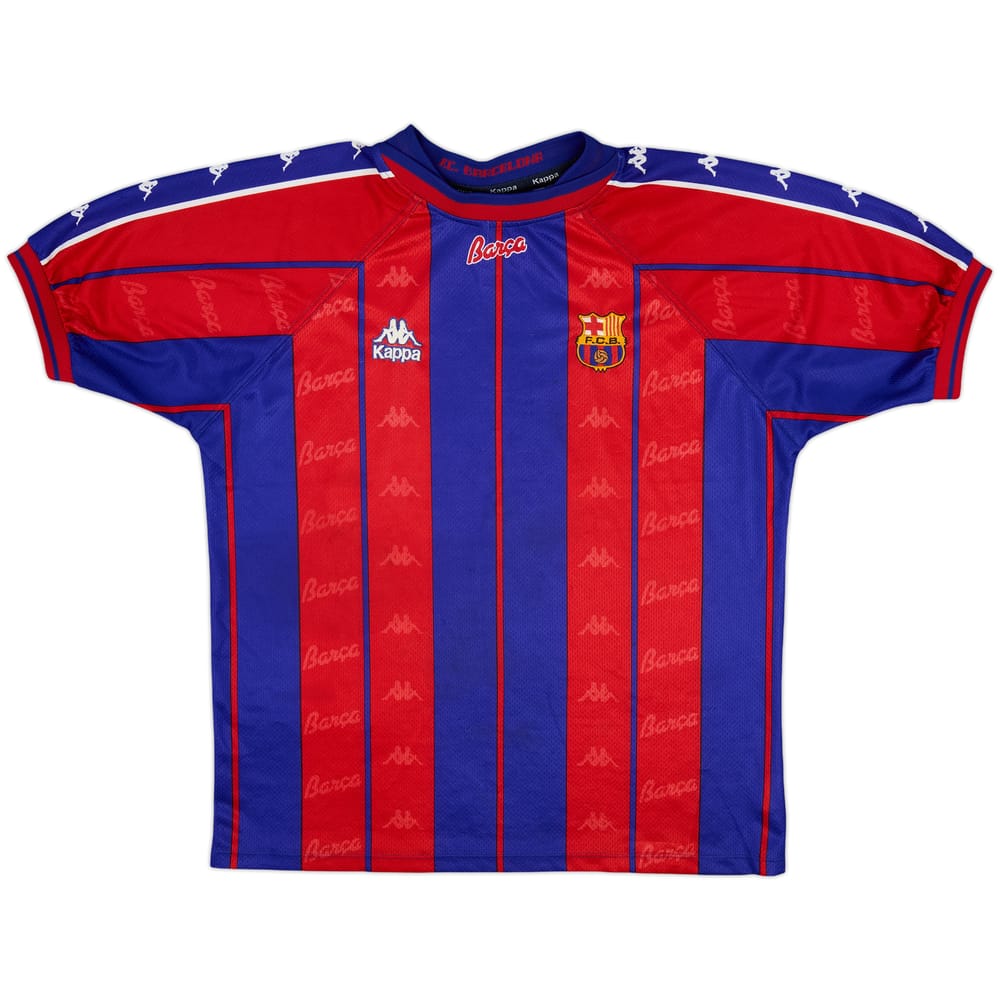 1997-98 Barcelona Home Shirt - 8/10 - (L)