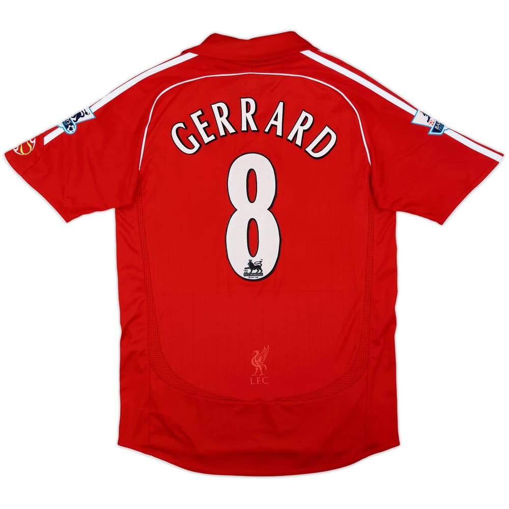 2006-08 Liverpool Home Shirt Gerrard #8 - 5/10 - (S)