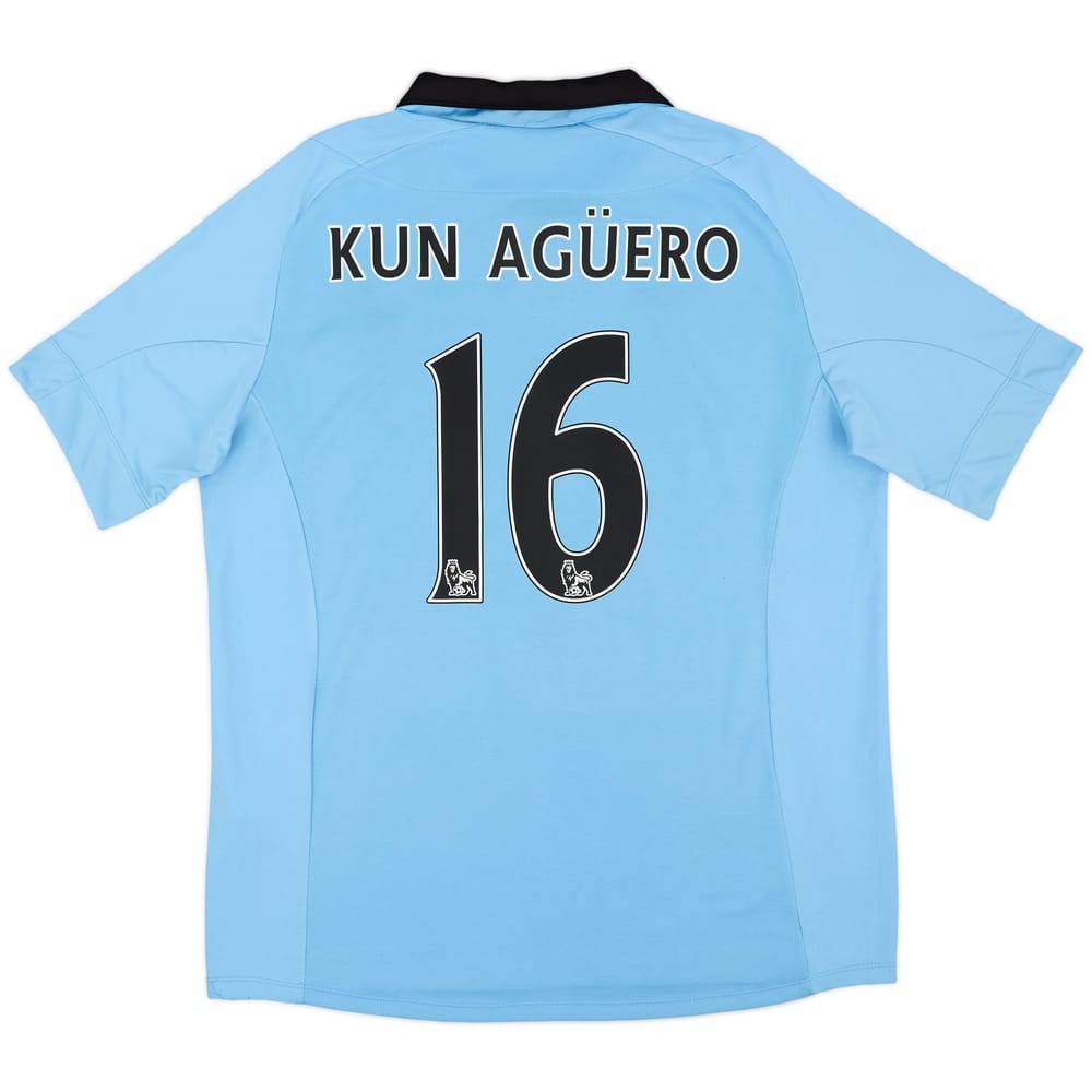 2012-13 Manchester City Home Shirt Kun Aguero #16 - 8/10 - (XL)