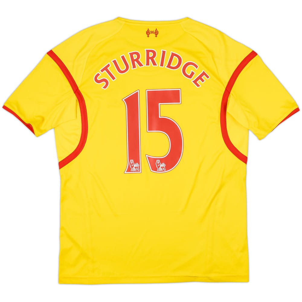 2014-15 Liverpool Away Shirt Sturridge #15 - 7/10 - (L)