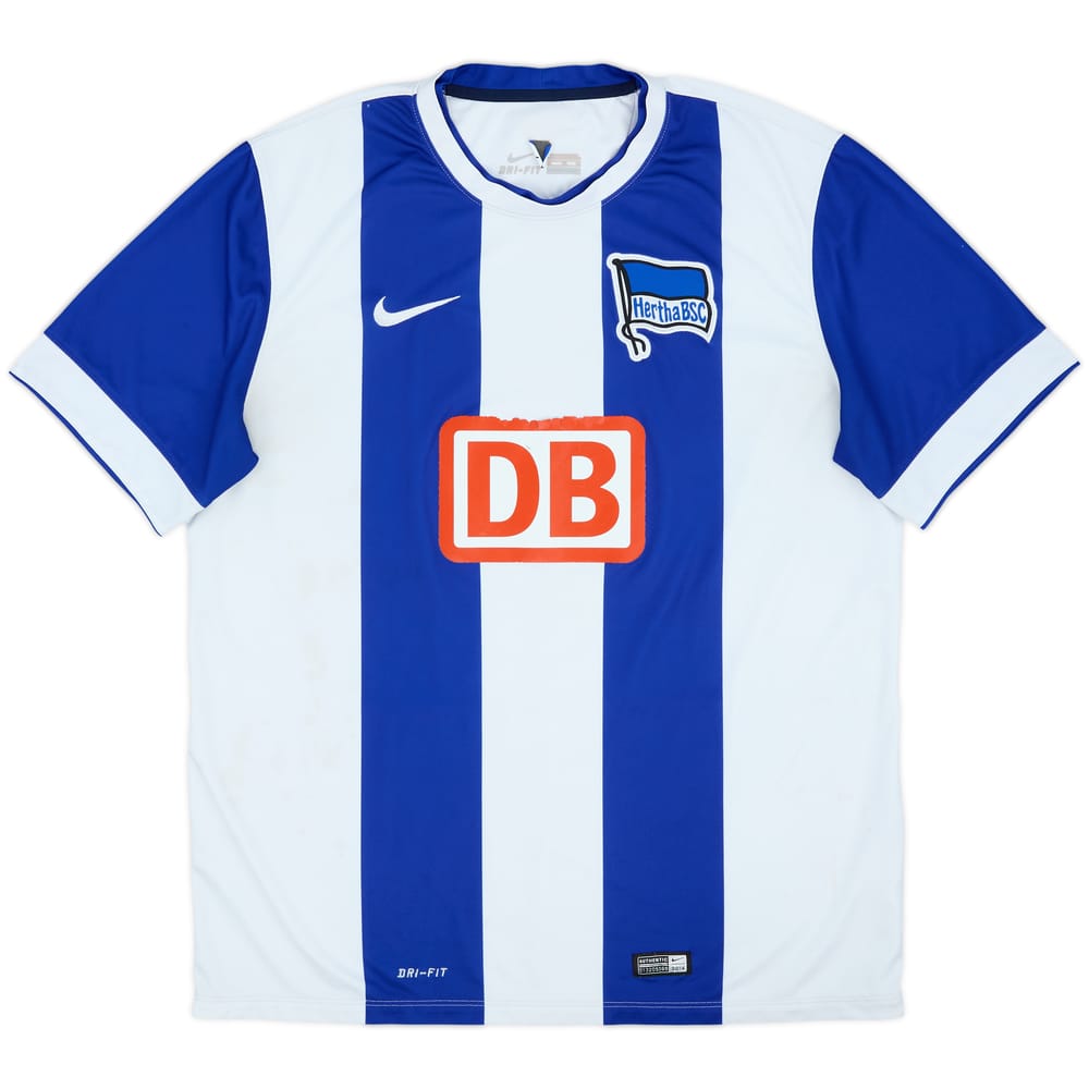 2014-15 Hertha Berlin Home Shirt - 4/10 - (XL)