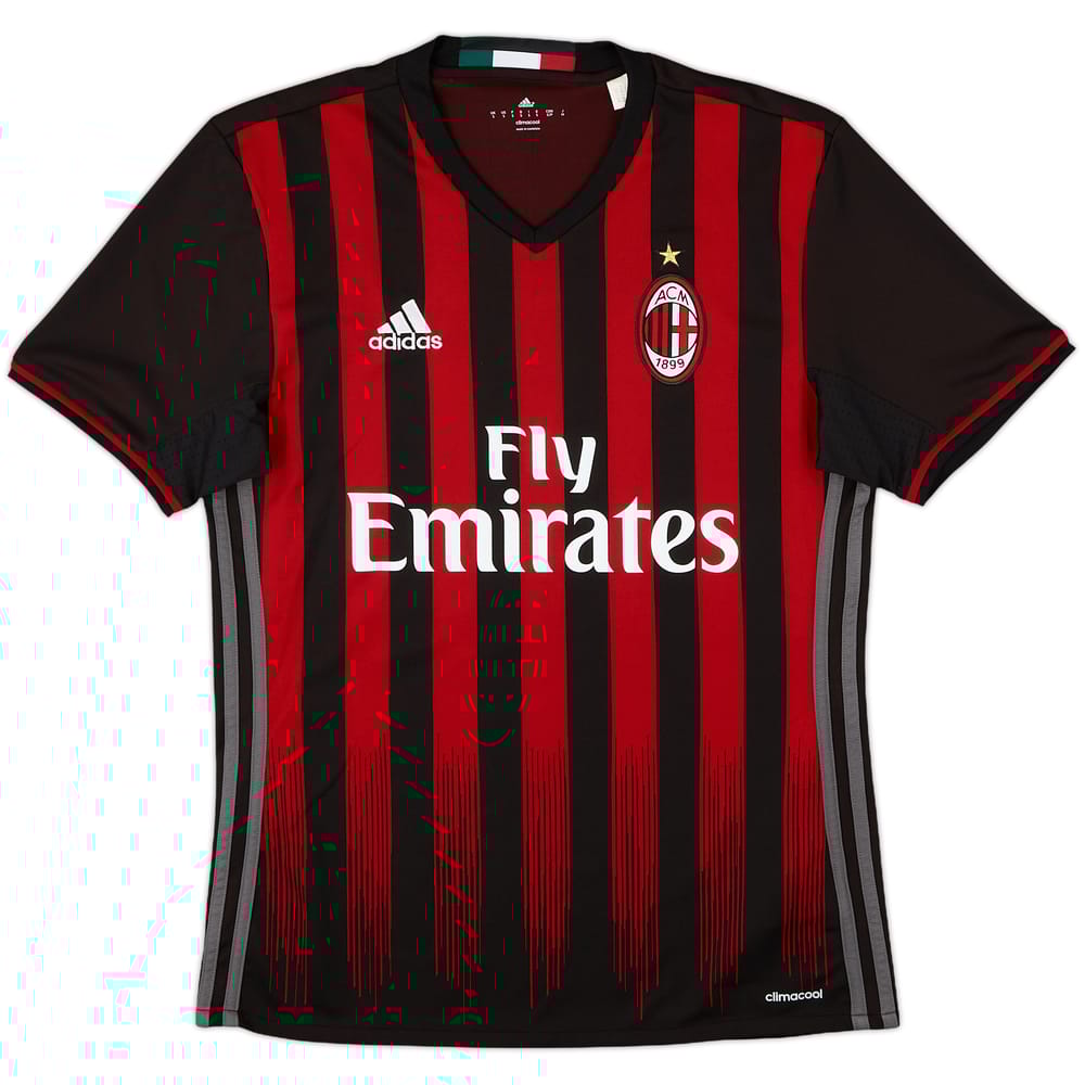 2016-17 AC Milan Home Shirt - 8/10 - (S)