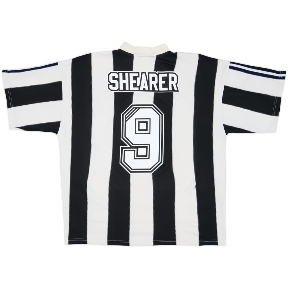 1995-97 Newcastle Home Shirt Shearer #9 - 6/10 - (L)