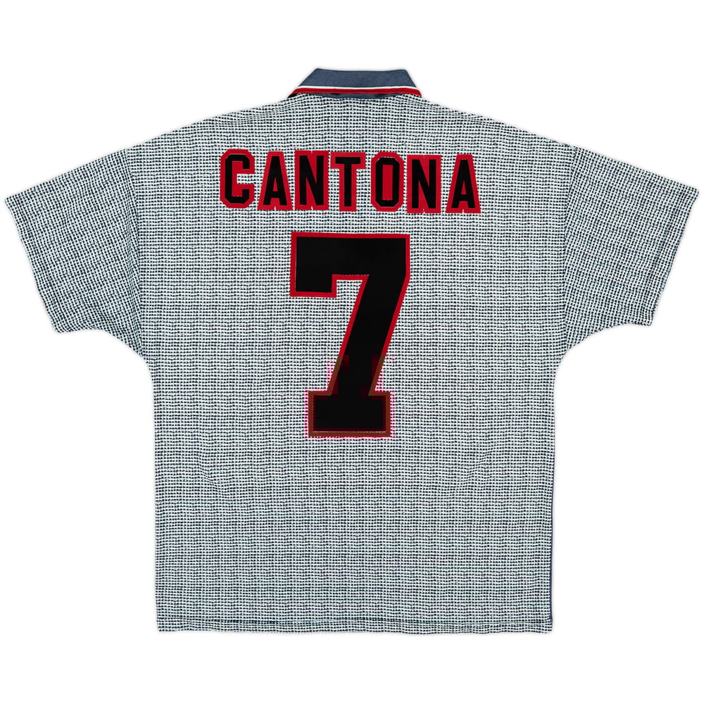 1995-96 Manchester United Away Shirt Cantona #7 - 8/10 - (M)