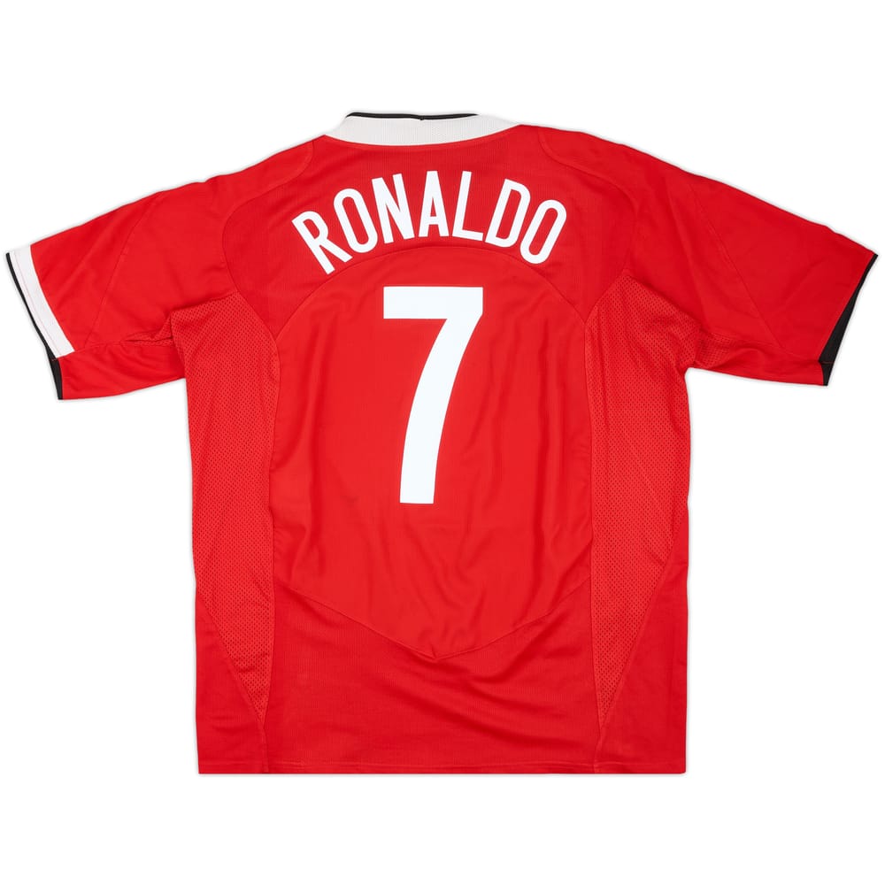 2004-06 Manchester United Home Shirt Ronaldo #7 - 7/10 - (XXL)