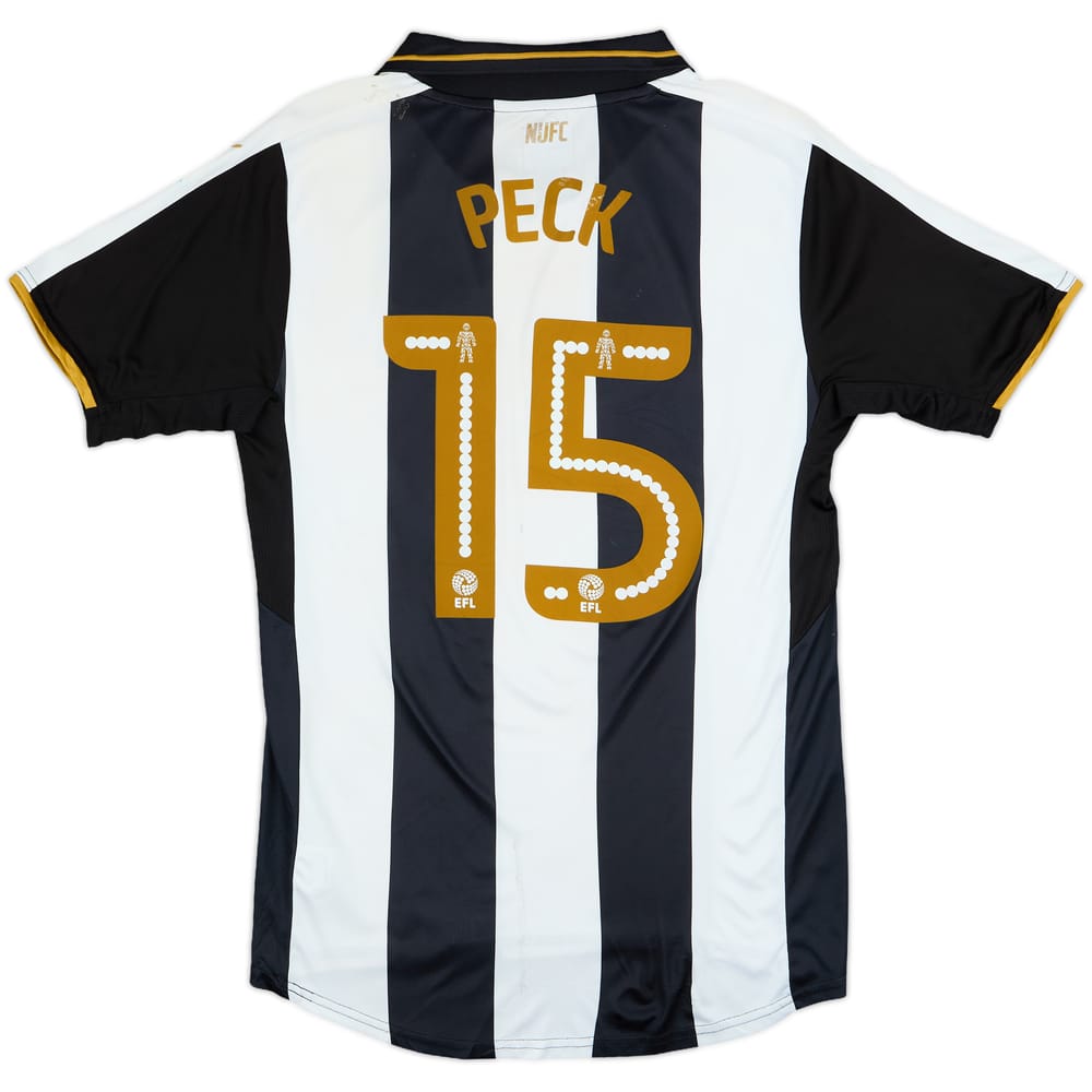 2016-17 Newcastle Home Shirt Peck #15 - 4/10 - (S)