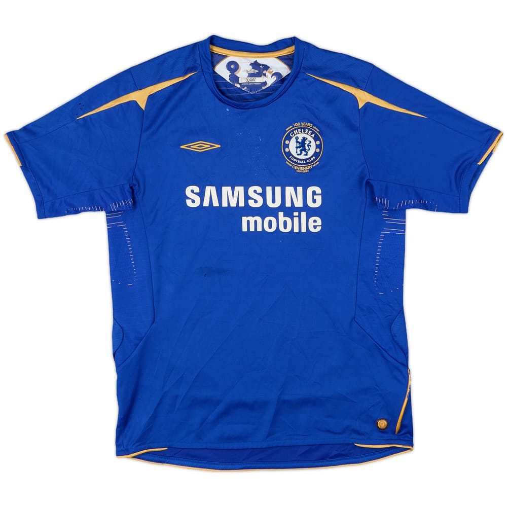2005-06 Chelsea Centenary Home Shirt - 4/10 - (XL.Boys)
