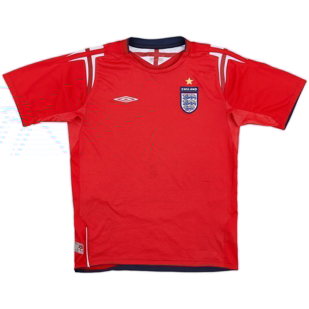 2004-06 England Away Shirt - 8/10 - (XL.Boys)