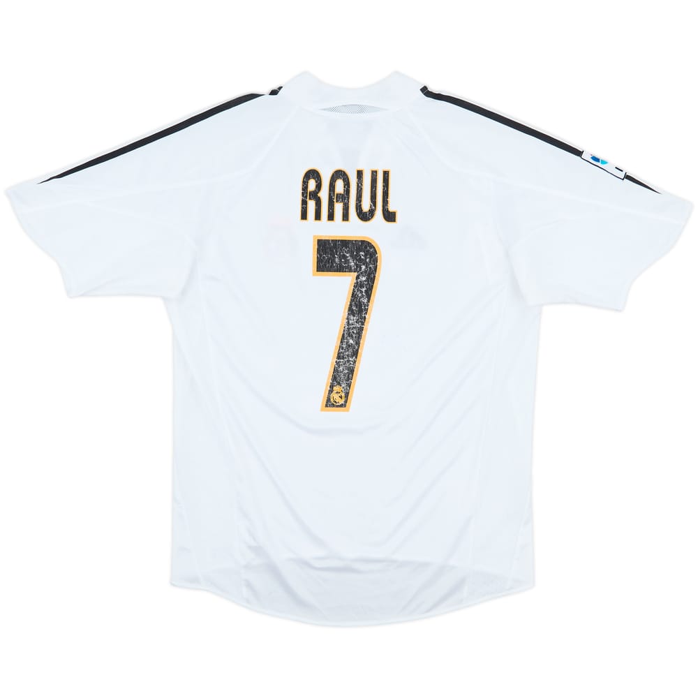 2004-05 Real Madrid Home Shirt Raul #7 - 5/10 - (M)