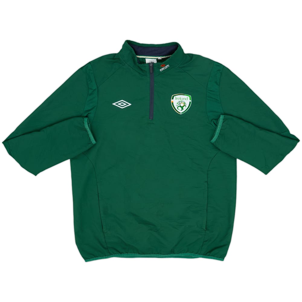 2010-12 Ireland Umbro 1/4 Zip Drill Top - 8/10 - (L)