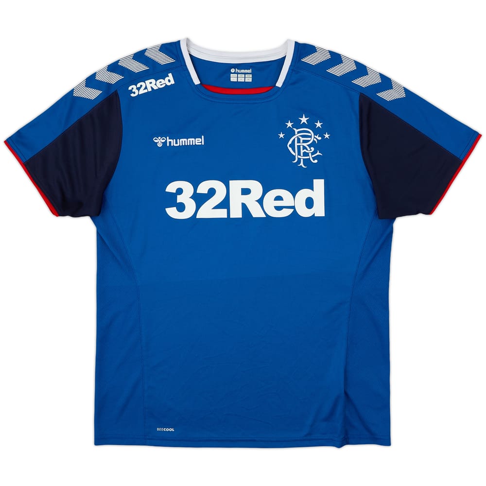 2019-20 Rangers Hummel Training Shirt - 8/10 - (L)
