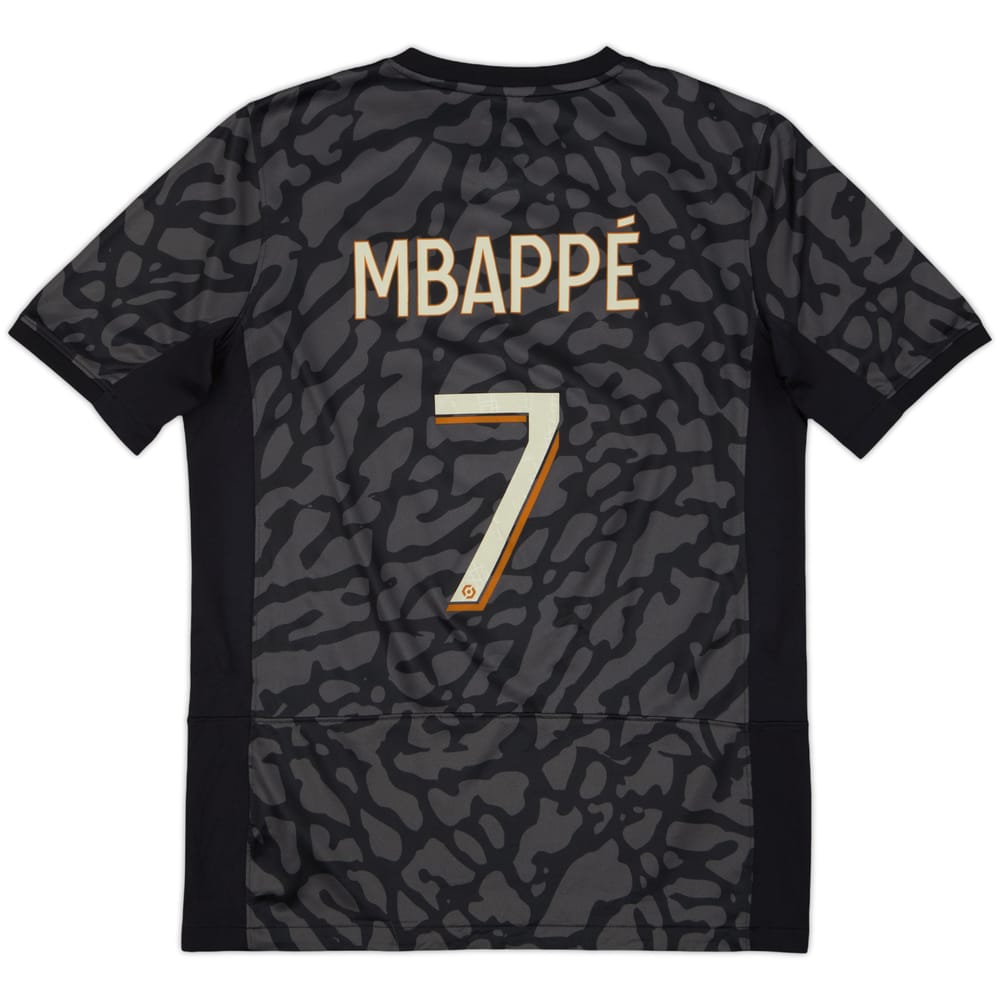 2023-24 Paris Saint-Germain Third Shirt Mbappe #7 - 7/10 - (XL.Boys)