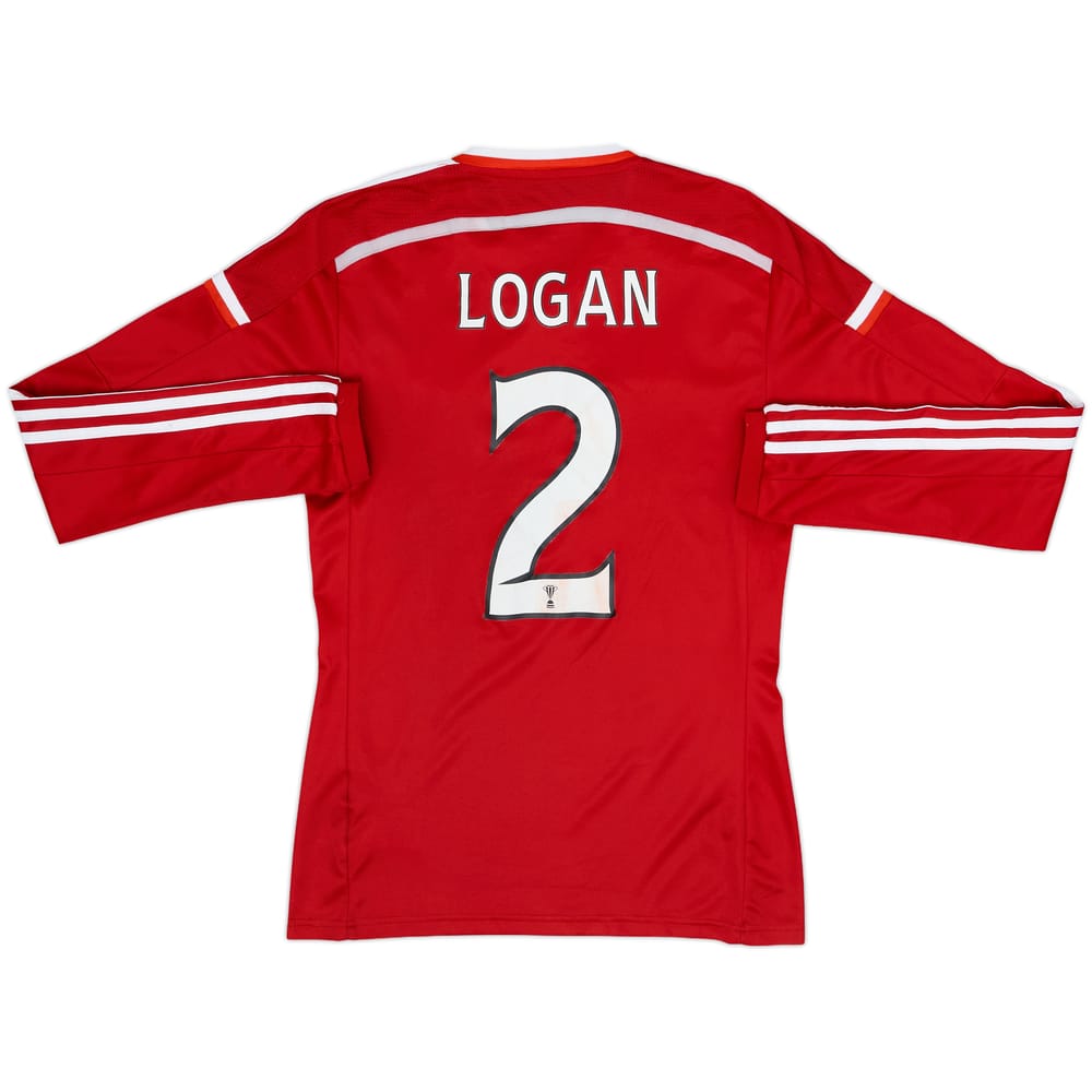 2014-15 Aberdeen Home L/S Shirt Logan #2 - 6/10 - (S)