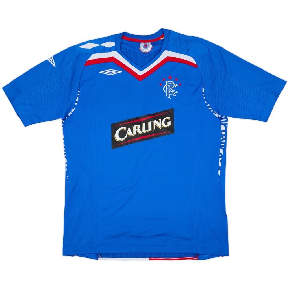 2007-08 Rangers Home Shirt - 8/10 - (L)
