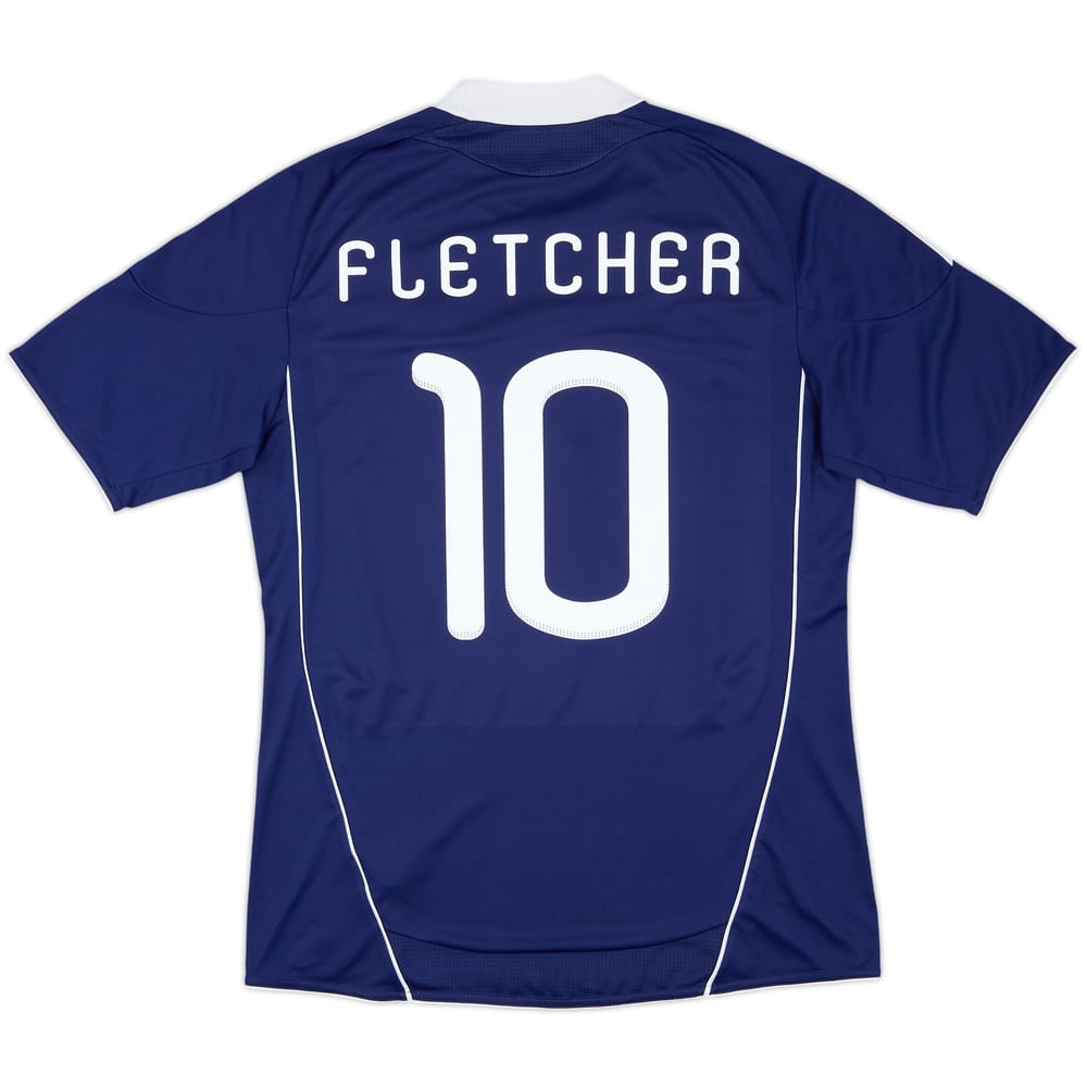 2010-11 Scotland Home Shirt Fletcher #10 - 6/10 - (L)