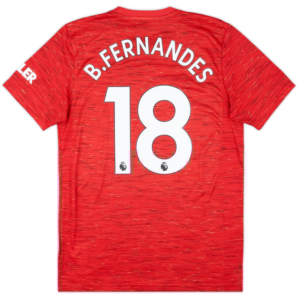 2020-21 Manchester United Home Shirt B.Fernandes #18 - 7/10 - (M)