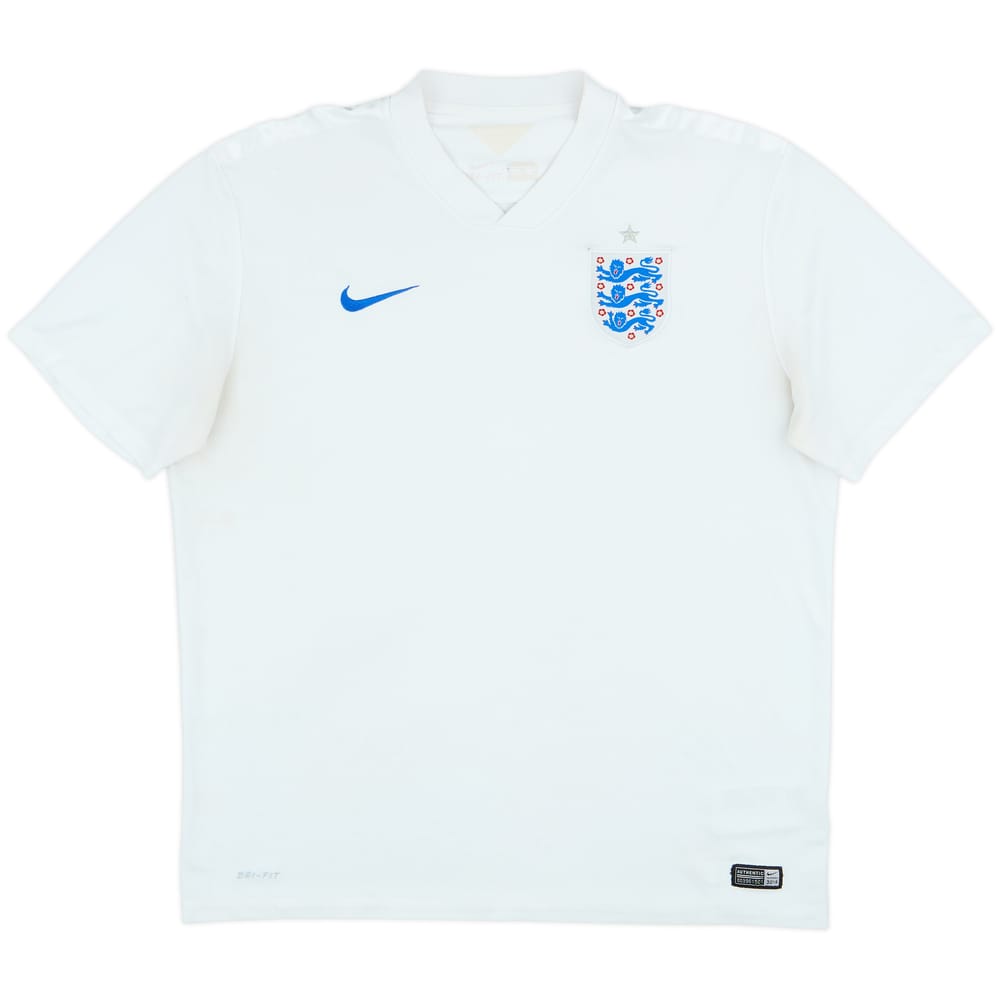 2014-15 England Home Shirt - 4/10 - (XL)