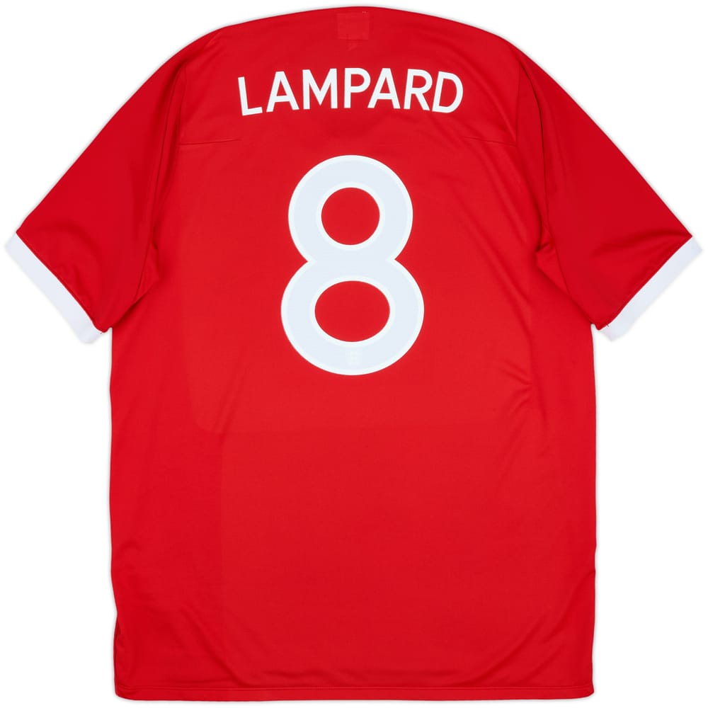 2010-11 England Away Shirt Lampard #8 - 8/10 - (L)