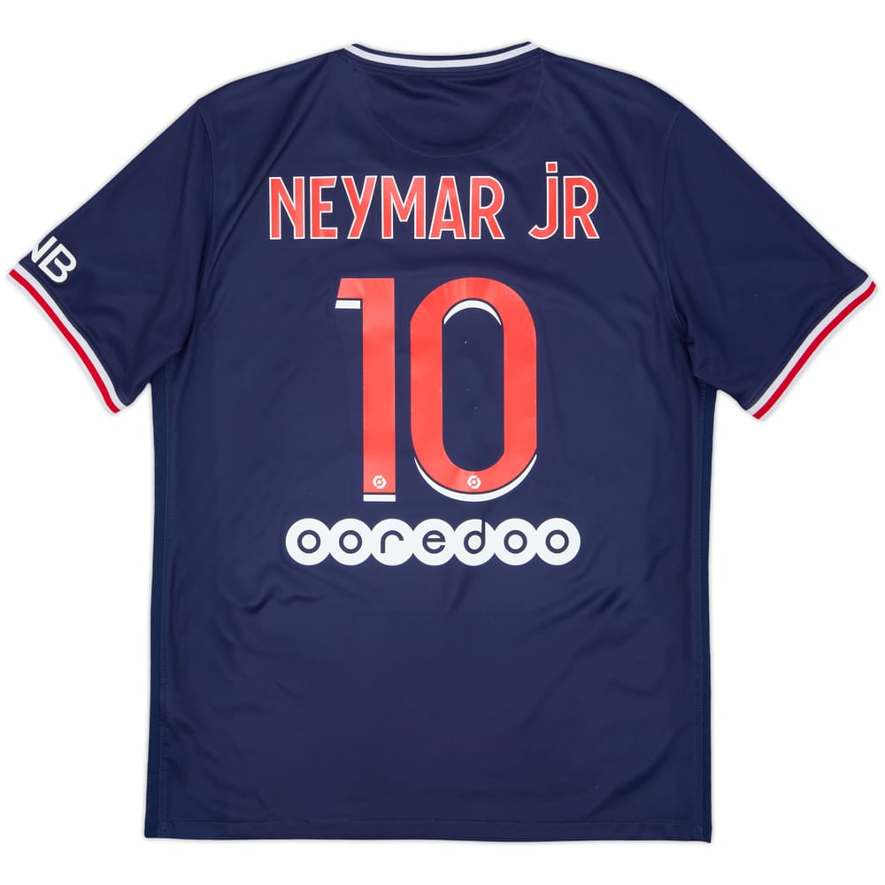 2020-21 Paris Saint-Germain Home Shirt NeymarJr #10 - 7/10 - (M)