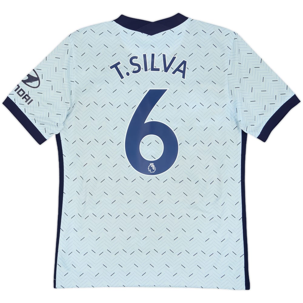 2020-21 Chelsea Away Shirt T.Silva #6 - 8/10 - (M)