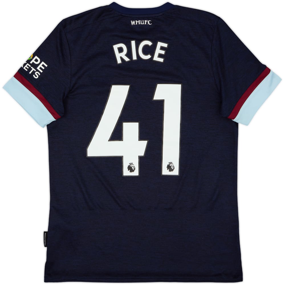 2021-22 West Ham Third Shirt Rice #41 - 7/10 - (S)