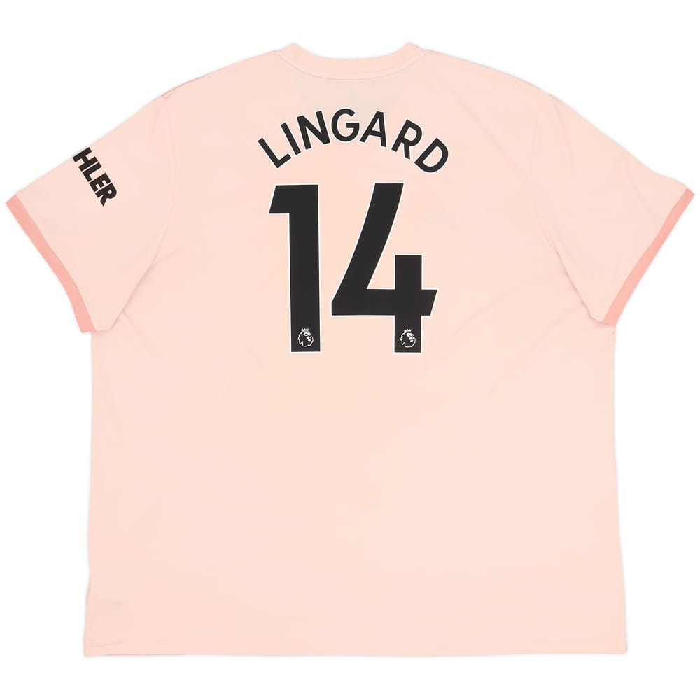 Camiseta de visitante del Manchester United 2018-19 Lingard #14 - 6/10 - (3XL)