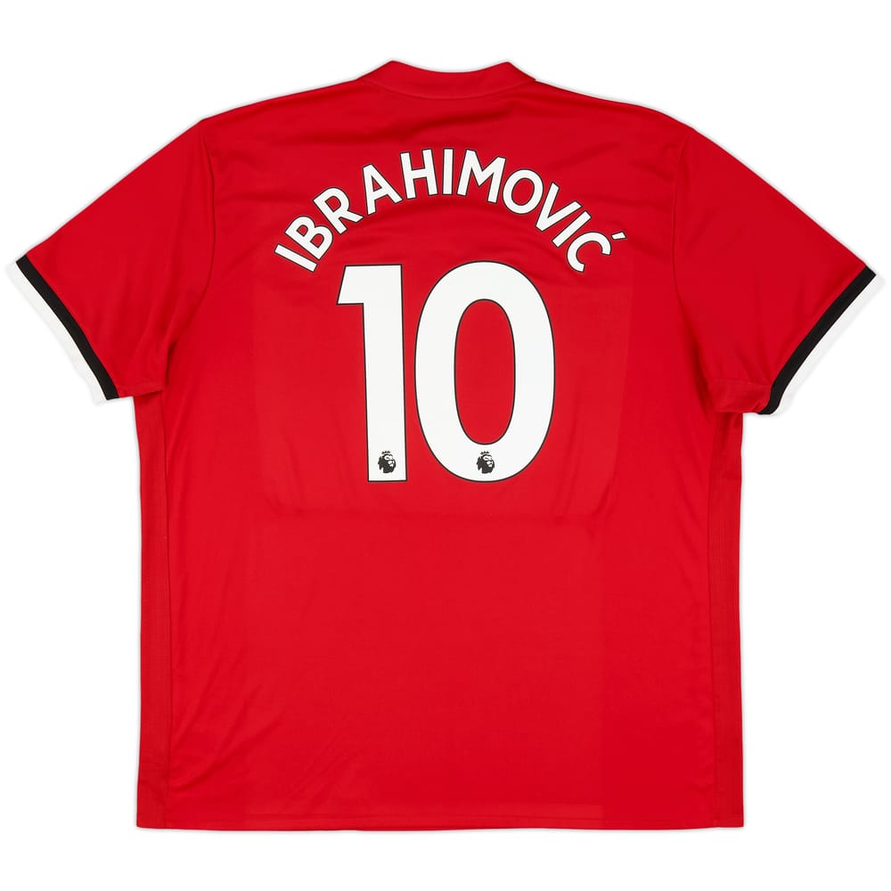 2017-18 Manchester United Home Shirt Ibrahimovic #10 - 7/10 - (XXL)