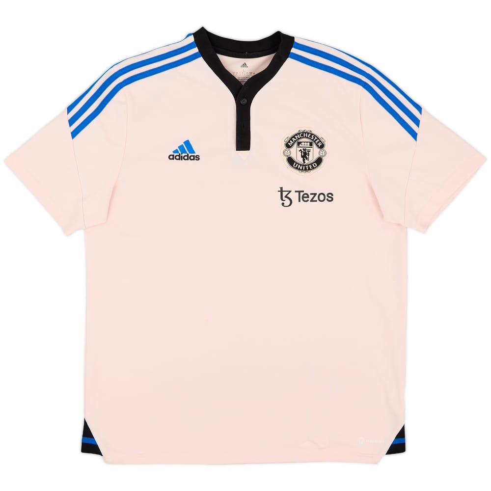 2022-23 Manchester United adidas Polo Shirt - 7/10 - (L)