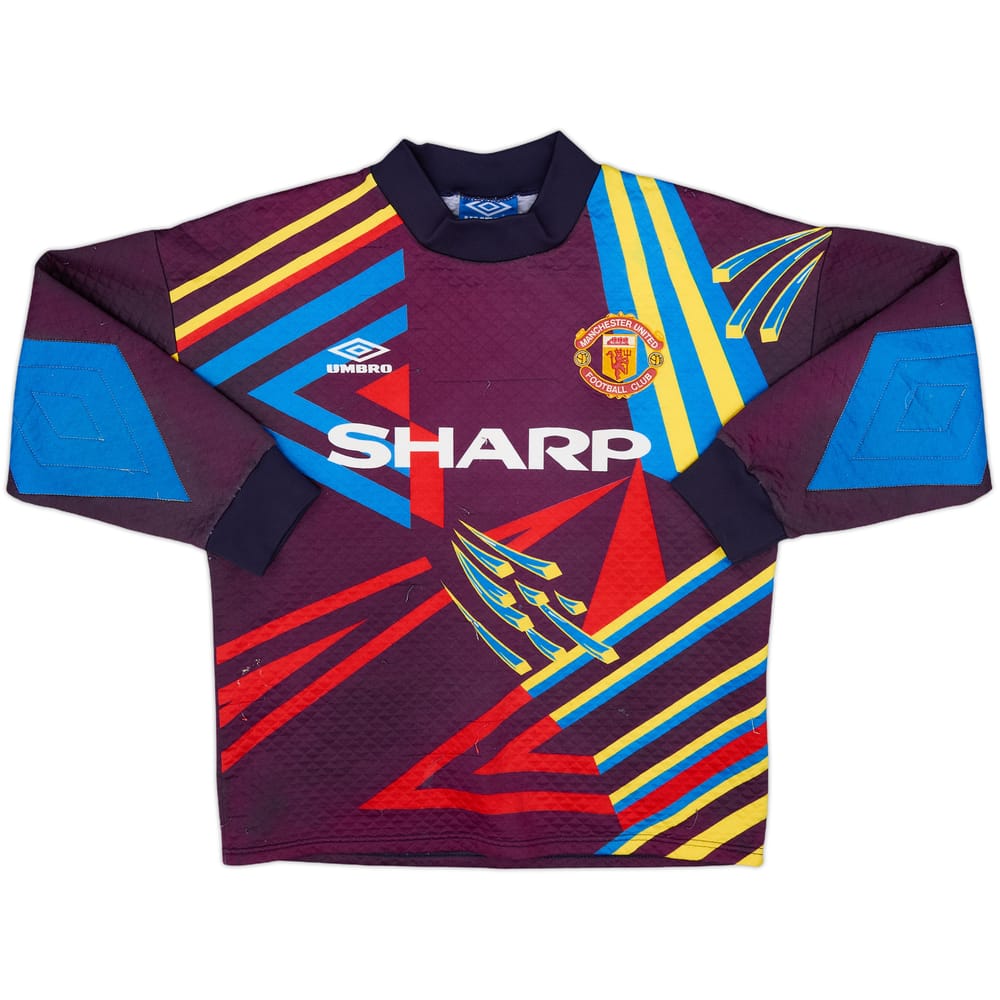 1992-93 Manchester United GK Shirt #1 - 8/10 - (S)