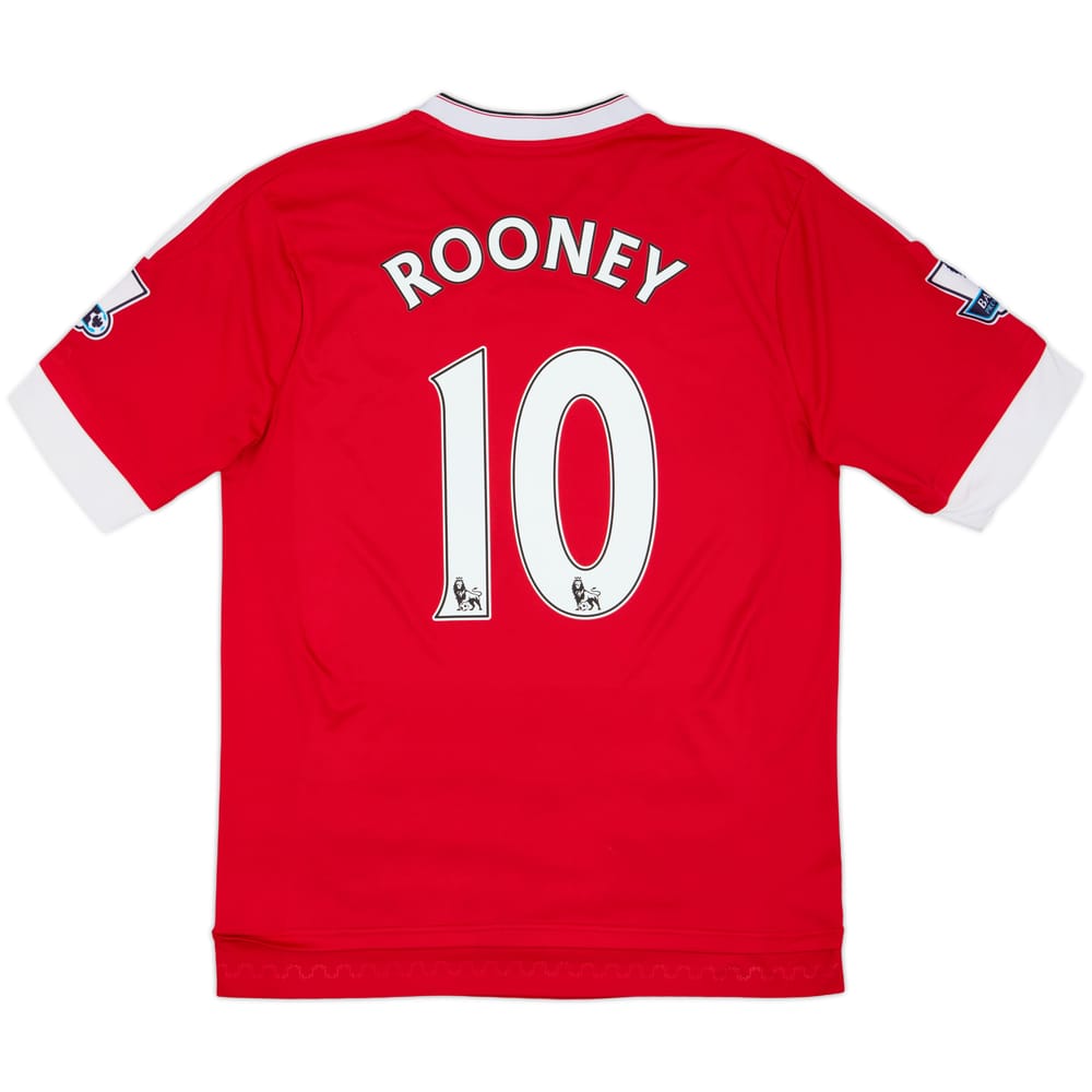 2015-16 Manchester United Home Shirt Rooney #10 - 6/10 - (L)