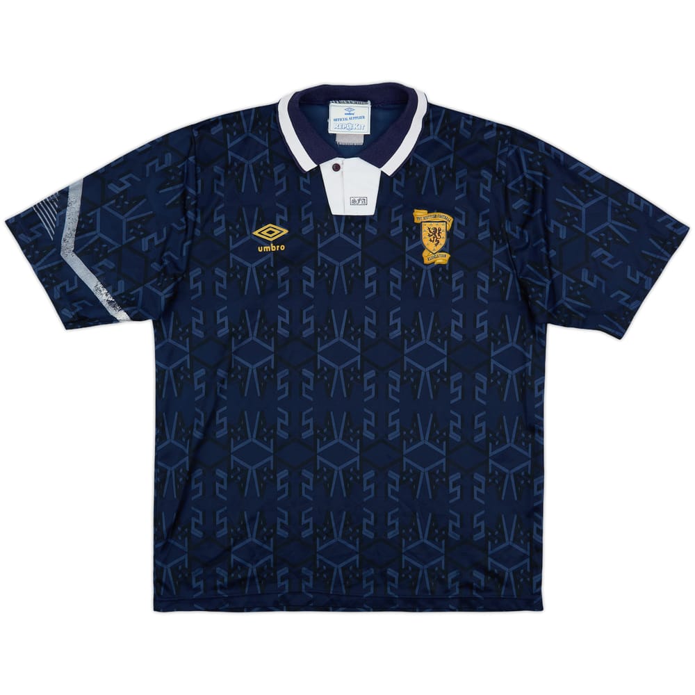 1991-94 Scotland Home Shirt - 8/10 - (L)